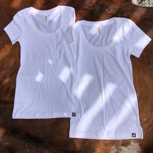 2 New Slim XS 100 Cotton T-shirt